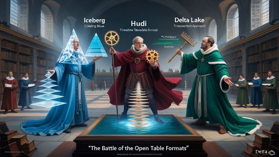 Iceberg vs. Hudi vs. Delta Lake