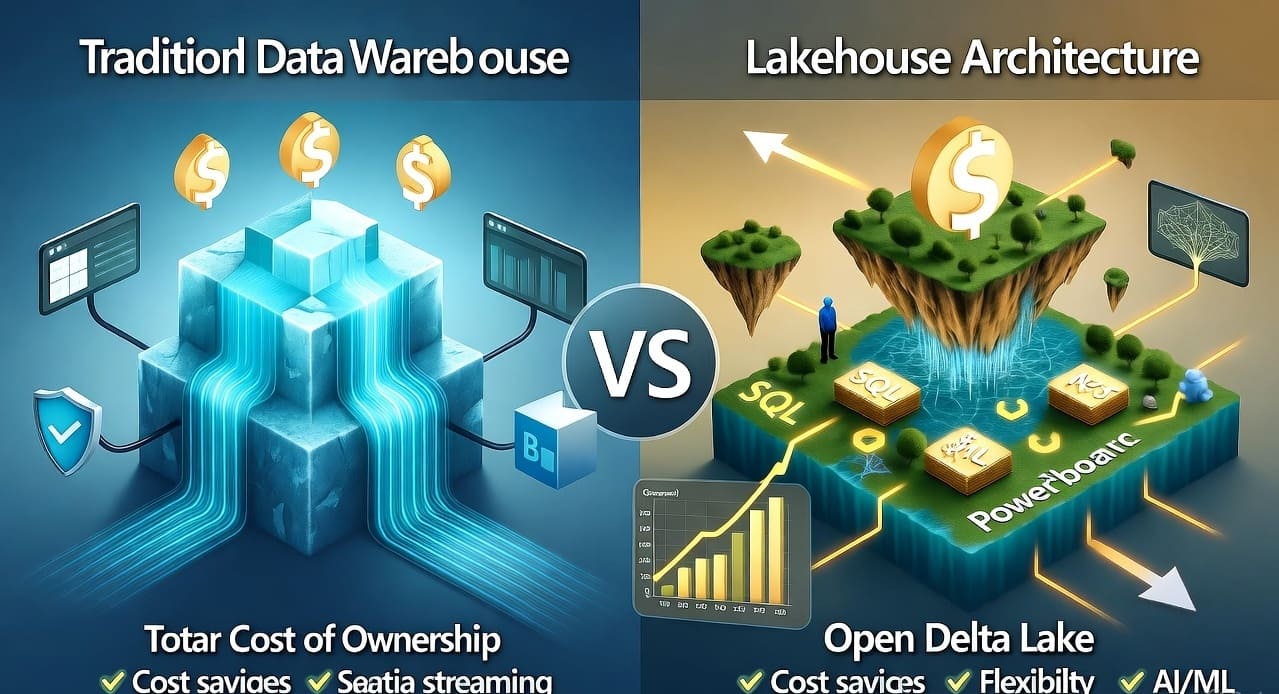 Lakehouse vs Data Warehouse