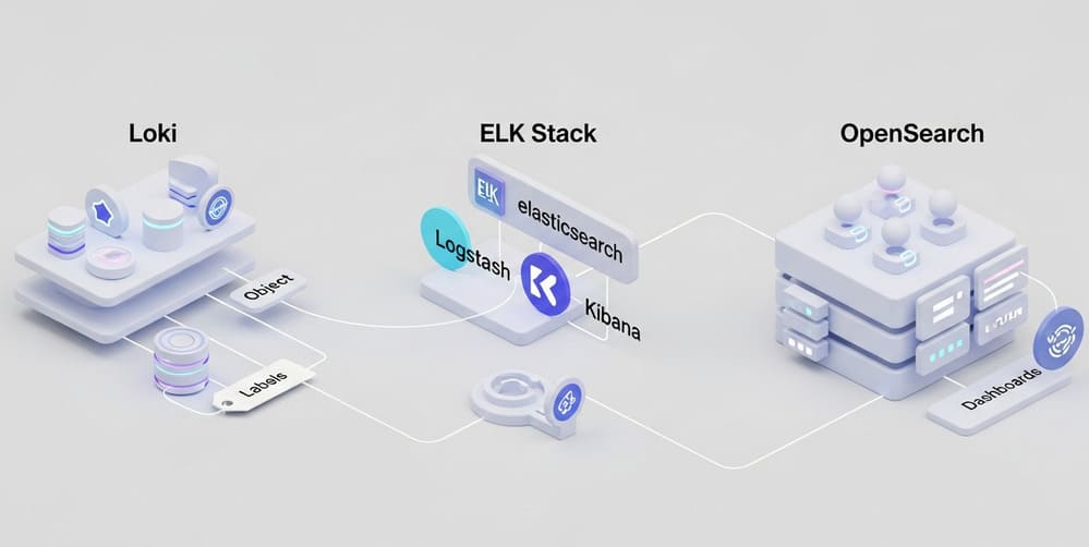 Loki vs ELK vs OpenSearch