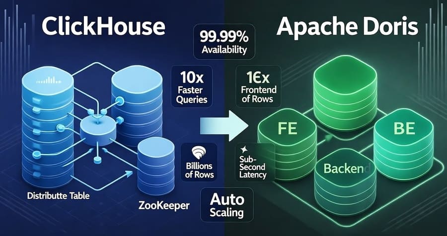 Apache Doris vs ClickHouse