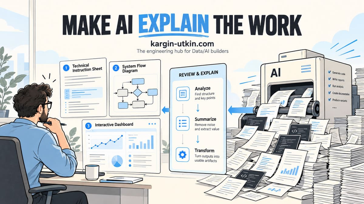 The AI Did the Work. Now Make It Explain Itself.