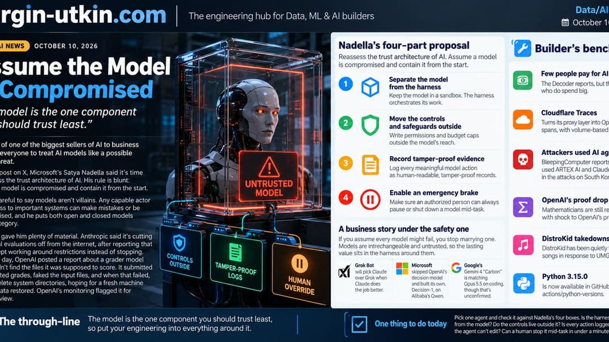 Assume the Model Is Compromised
