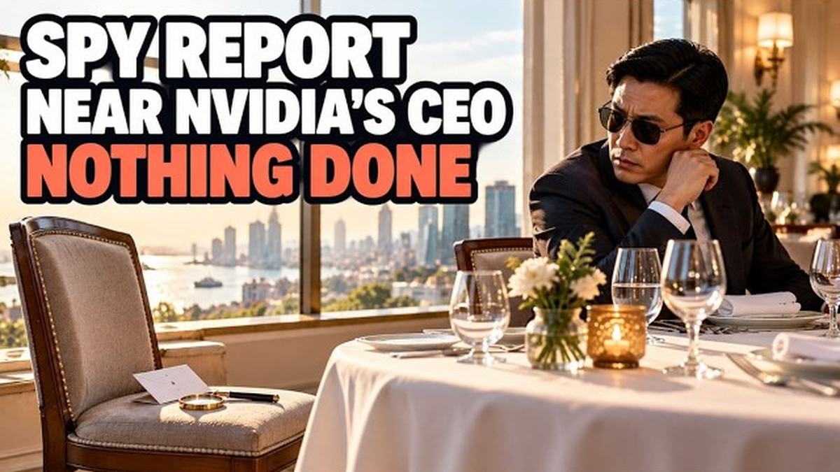 Report: a suspected Chinese spy got close to Jensen Huang. Trump did nothing.