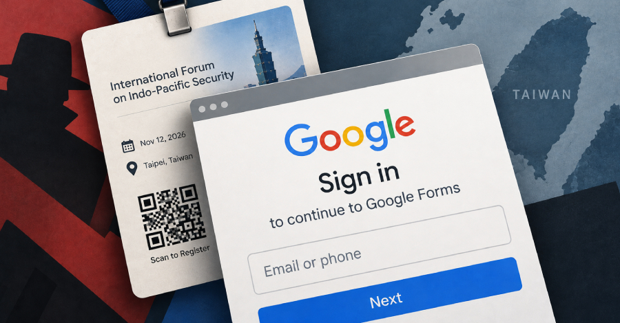 UAT-11985 Phishing Campaign Targets Taiwan Research Affiliates With Fake Event Invites