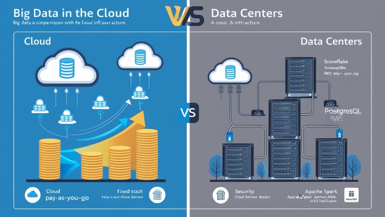 Big Data in the Cloud vs. Data Center