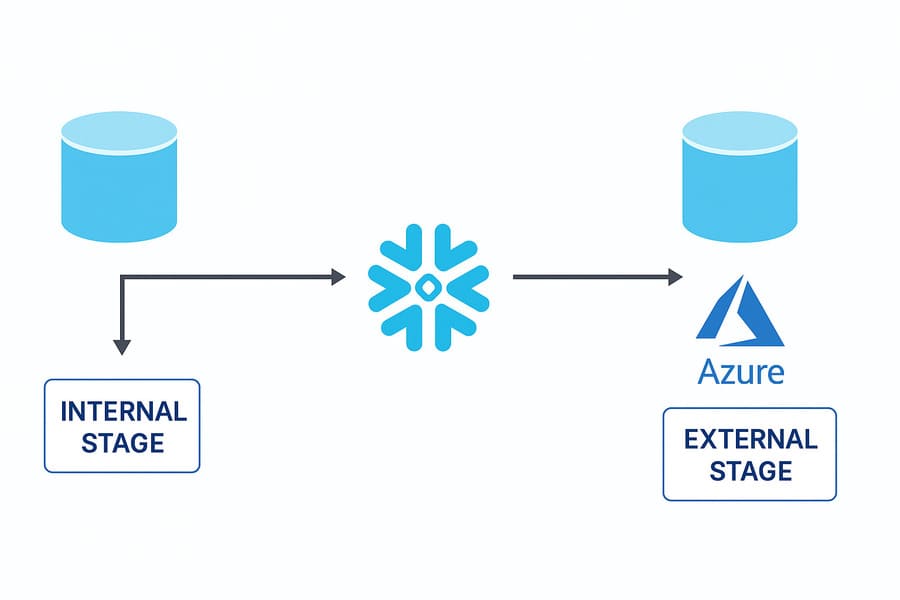 Internal and External Staging in Snowflake